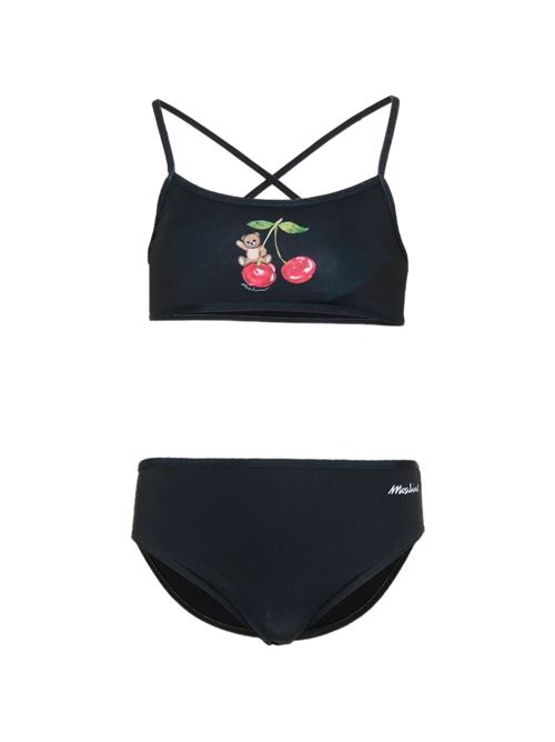 Bikini bambina Moschino nero MOSCHINO KID-TEEN | HGL00ELKA1160100